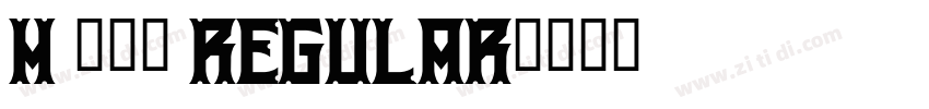 H 新雅兰 Regular字体转换